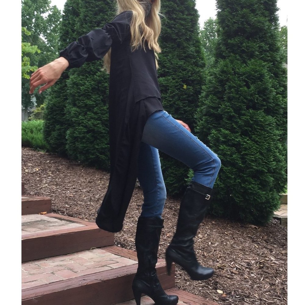 Black High Low Top - Picture 2 of 12